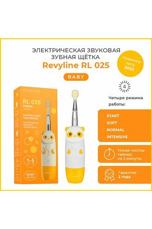 Детская электрическая зубная щётка Revyline RL 025 Panda, желтая