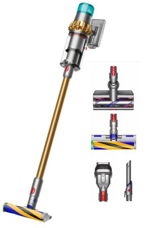 Пылесос Dyson V15 Detect absolute gold (SV47) UK, gold/gold