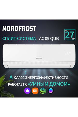 Сплит-система NORDFROST AC 09 QUB, хладагент R32, белый