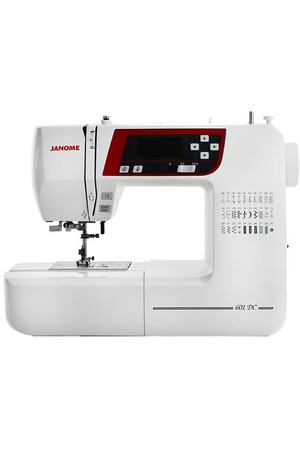 Швейная машина Janome DC 601, белый/черный