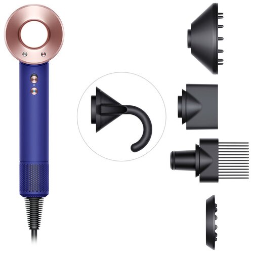 Где купить Фен Dyson Supersonic HD07 gift edition UK, Vinca Blue and Rose Dyson 