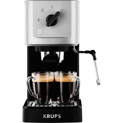 Где купить Кофеварка  рожковая Krups Calvi Meca XP 3440 RU, черный/серебристый Krups 