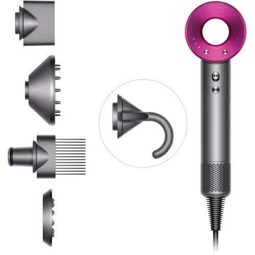 Где купить Фен Dyson Supersonic HD07 IL, Nickel/Fuchsia Dyson 