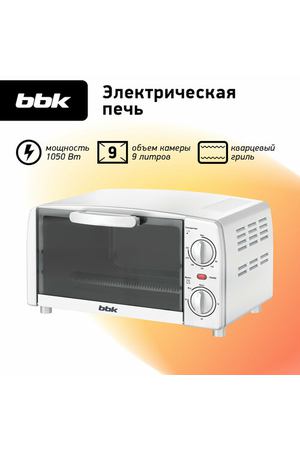 Мини-печь BBK OE0912M, белый