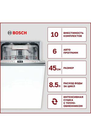 Встраиваемая посудомоечная машина Bosch SPV 6YMX08E