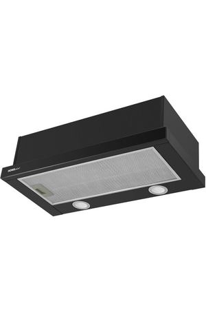 Встраиваемая вытяжка HOMSAIR Flat 60 Glass Black, цвет корпуса черный, цвет окантовки/панели черный