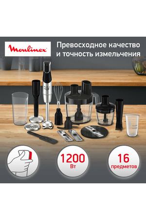 Погружной блендер Moulinex DD95MD10, черный/серебряный