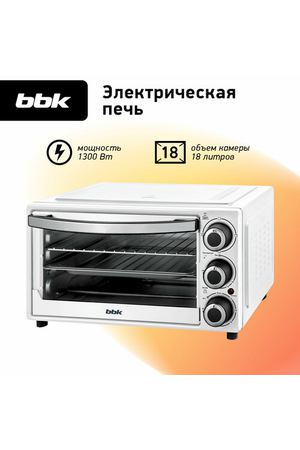 Мини-печь BBK OE1832M, white