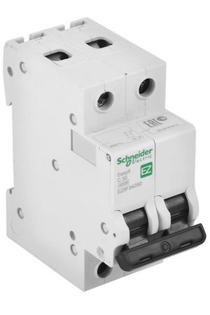 Выключатель автоматический Schneider Electric Easy 9 50 А 2 полюса