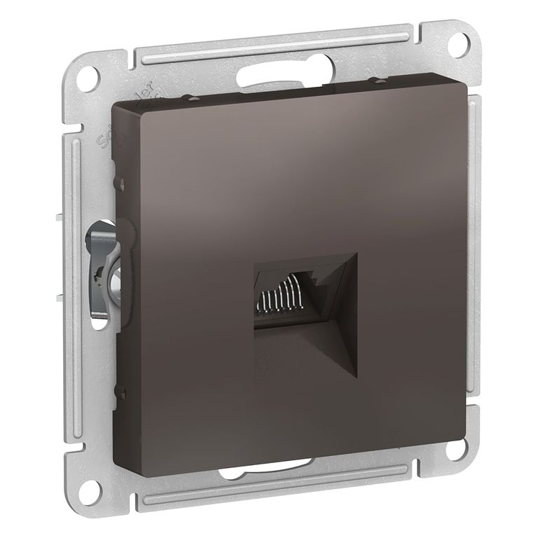 Где купить Розетка компьютерная Schneider Electric AtlasDesign RJ45 мокко Schneider electric 
