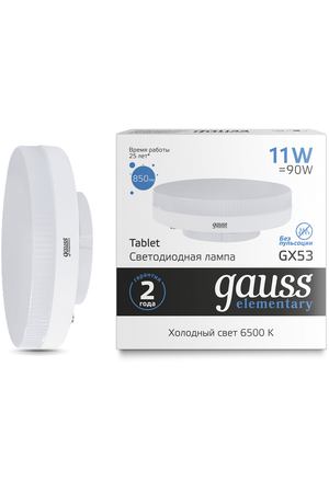 Лампа Gauss elementary LED GX53 11W 6500K