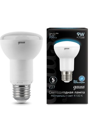 Лампа Gauss REFLECTOR R63 9W 700LM 4100K E27