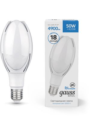 Лампа Gauss Basic BT110 50W 6500K E40