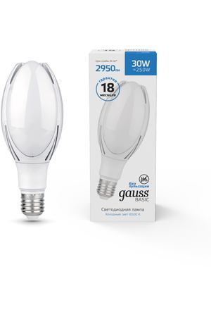 Лампа Gauss Basic BT100 30W 6500K E40