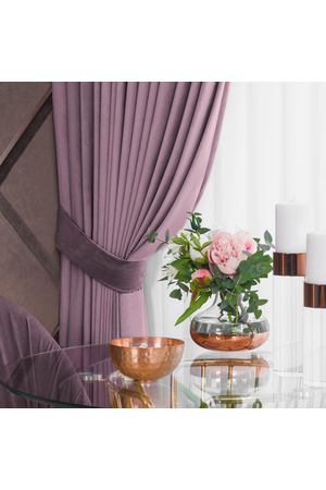 Комплект штор Togas Алессио розовые 260х275 см