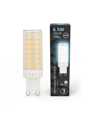 Лампа Gauss G9 AC185-265V 6,5W 770lm 4100K керамика LED