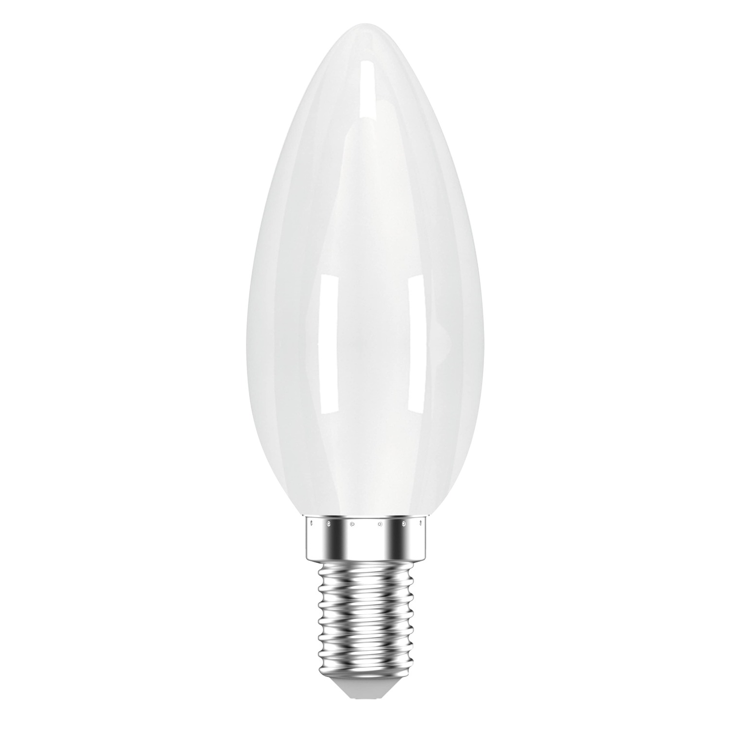 Где купить Лампа Gauss Basic Filament Свеча 4,5W 400lm 4100К Е14 milky LED 1/10/50 Gauss 