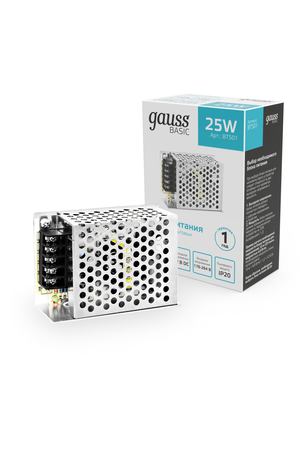 Блок питания Gauss Basic 12V 25W IP20 1/140