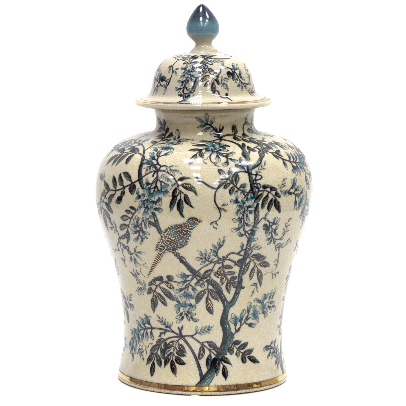Где купить Ваза с крышкой Glasar 23x23x41 см Glasar