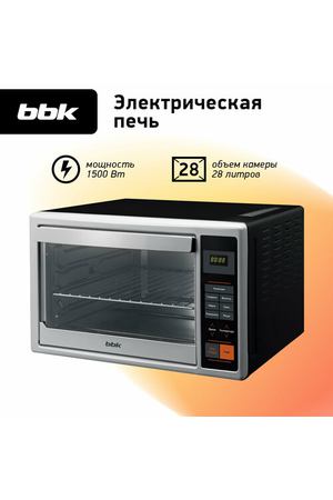 Мини-печь BBK OE3074D, черный/серебристый