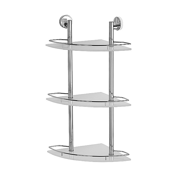 Где купить Полка угловая 3-х ярусная Fbs Esperado 28 см ESP 073 FBS 