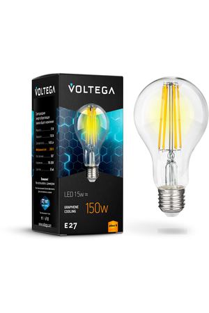 Лампочка Voltega General purpose bulb Е27 15W 2800К