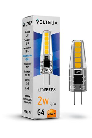 Лампочка Voltega Capsule G4 2W 2800К
