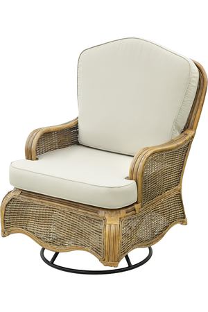 Кресло-качалка Rattan grand Manchester medium brown