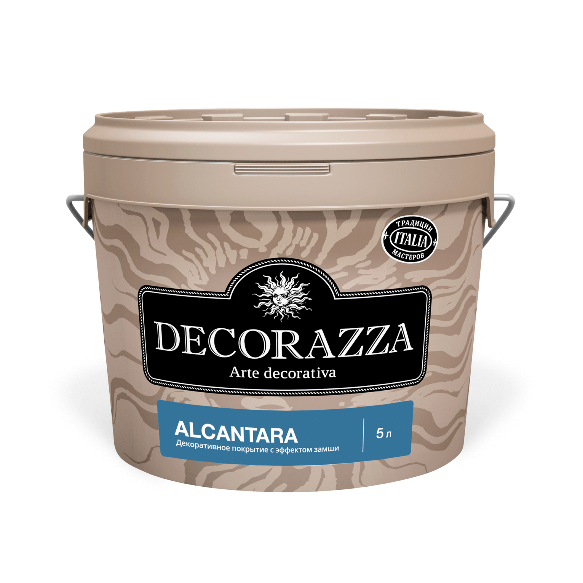 Где купить Краска декоративная Decorazza Alcantara 5 л 3,5 кг Decorazza