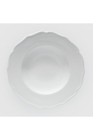 Тарелка глубокая Porcelana Bogucice River White 23 см