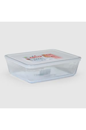 Форма для запекания Pyrex прямоугольная с пластиковой крышкой 2,7 л