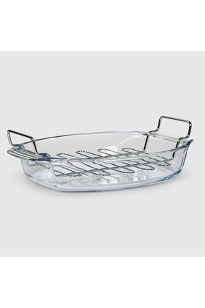 Форма для запекания Pyrex овальная с решеткой 4 л, 38x27 см.