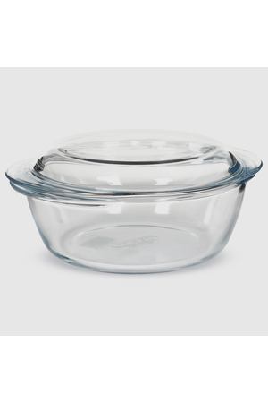 Кастрюля стеклянная Pyrex круглая с крышкой 2,3 л