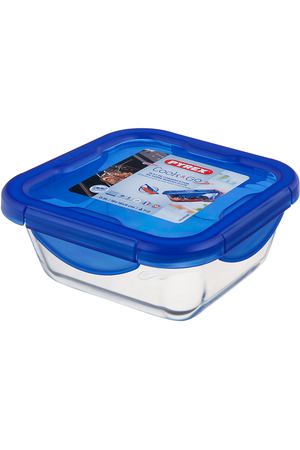 Форма квадратная PYREX Cook&Go с крышкой 16 х 16 см