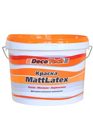 Краска Decotech Mattlatex влагостойкая 3 2,7 л