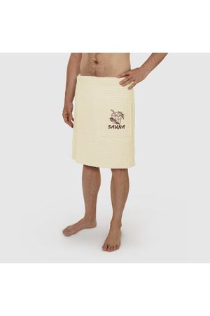 Килт мужской вафельный Asil sauna beige 55х160 см