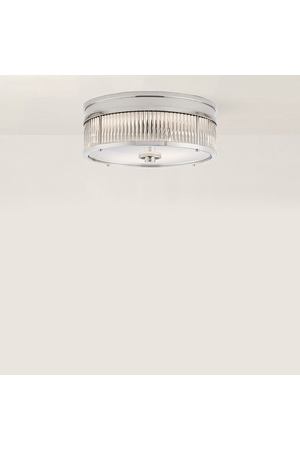 Allen Round Small Polished Nickel Потолочный накладной светильник