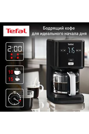 Кофемашина  Tefal Smart&Light CM600810, черный/металлик