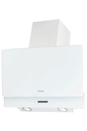 Наклонная вытяжка Haier HVX-W672, цвет корпуса белый, цвет окантовки/панели белый