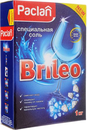 Специальная соль Paclan Brileo для посудомоечных машин 1 кг