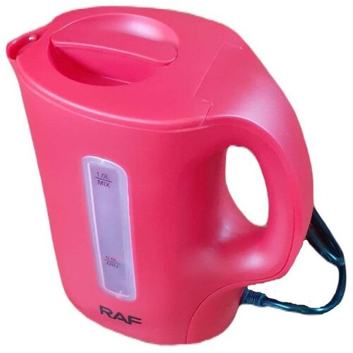 Где купить Чайник электрический Electric Kettle R.7901B / 1л - Мини/ 900Вт/ Индикаторная лампа/ Автоматическое отключение/ Индикатор уровня воды/ Красный Китай 