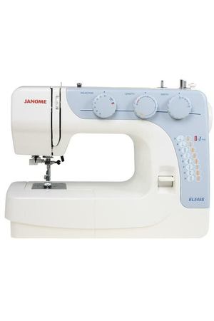 Швейная машина Janome EL545S, бело-голубой