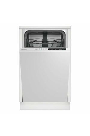 Встраиваемая посудомоечная машина Indesit DIS 1C50, узкая, ширина 44.8см, полновстраиваемая, загрузка 9 комплектов, белый