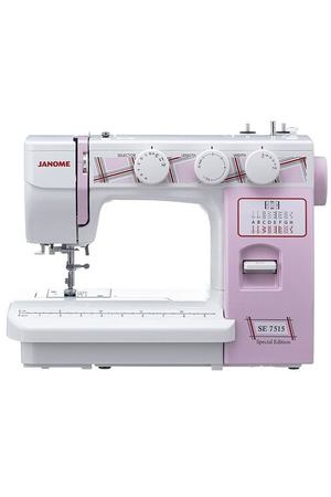 Швейная машина Janome SE 7515, белый/розовый