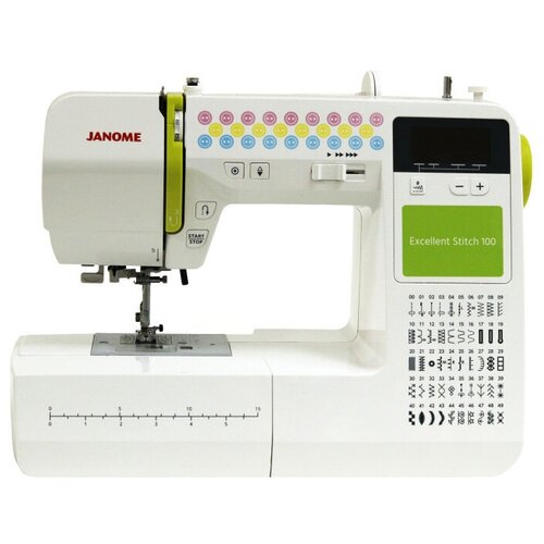 Где купить Швейная машина Janome Excellent Stitch 100, белый Janome 