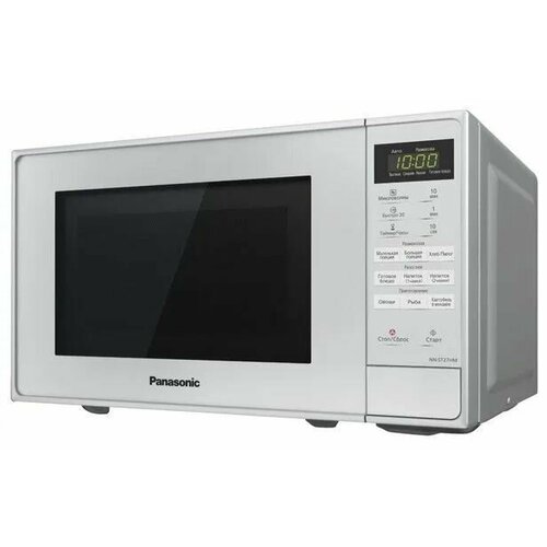 Где купить Микроволновая печь Panasonic NN-ST27HMZPE, объем 20 л, мощность микроволн 800 Вт, таймер, серебристая Panasonic 