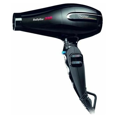 Где купить Babyliss pro фен veneziano, 2200 вт, ионизация, 2 насадки, черный BaByliss 