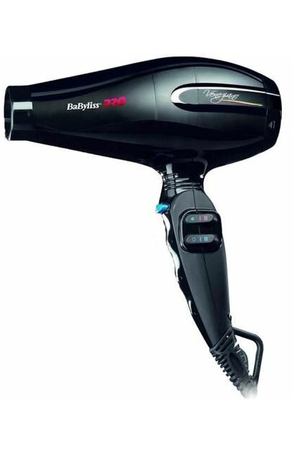 Babyliss pro фен veneziano, 2200 вт, ионизация, 2 насадки, черный