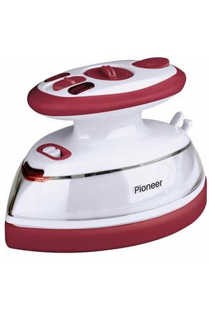 Утюг дорожный компактный Pioneer SI1004 паровой с антипригарной подошвой и защитной силиконовой подставкой