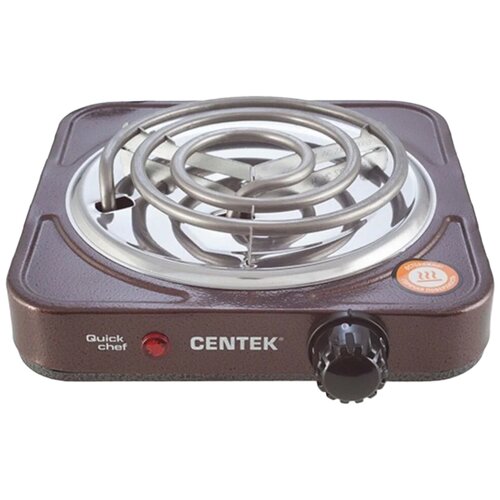 Где купить Электрическая плита CENTEK CT-1508, шоколад Centek 